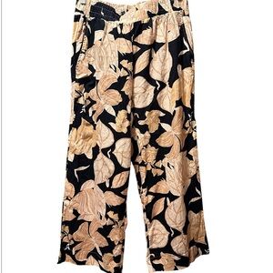 Rachel Zoe Black and Tan Patterned Pants